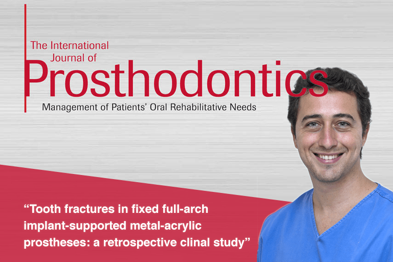 El prestigioso ‘Journal of Prosthodontics’ publica un artículo del Dr. Javier Ventura